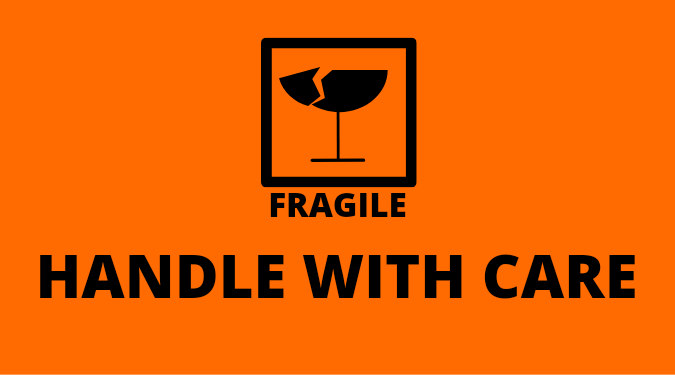 Fragile Handle With Care Sticker | ikartzshop