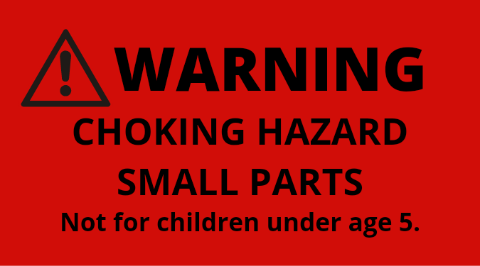 Choking Warning Sticker | ikartzshop