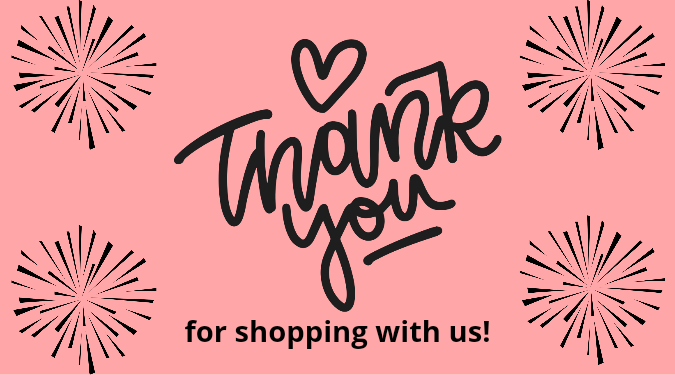 Thank You For Shopping With Us ! Sticker | ikartzshop